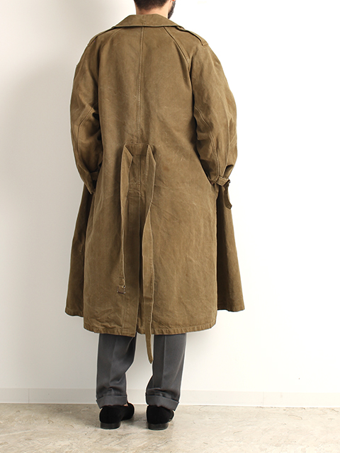 FRENCH ARMY M-35 MOTOR CYCLE COAT SIZE-3 フランス軍M35モーターサイクルコートサイズ3