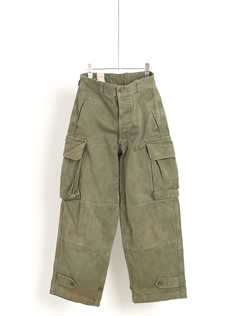 【USED】FRENCH ARMY M-47 CARGO PANTS SIZE11 フランス軍M47カーゴパンツサイズ11
