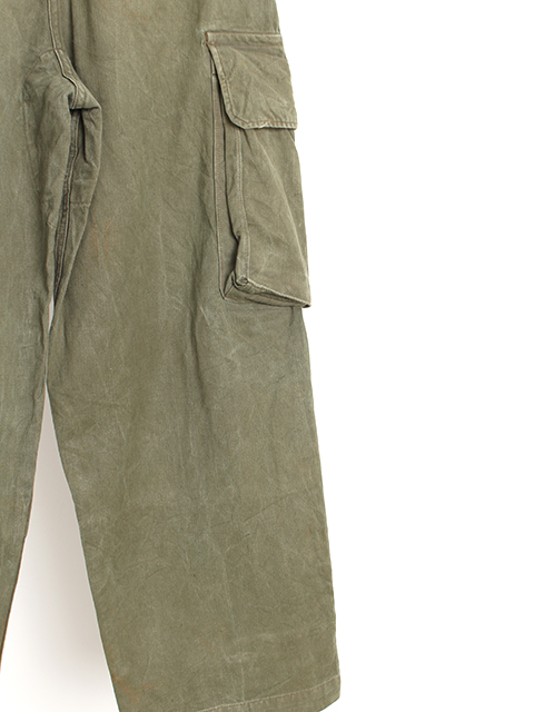 USED】FRENCH ARMY M-47 CARGO PANTS SIZE11-OIKOS 毎日を楽しく豊かに