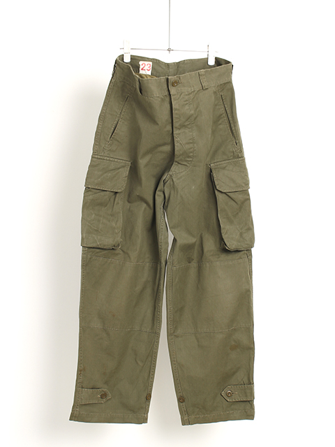 USED】FRENCH ARMY M-47 CARGO PANTS SIZE-43-OIKOS 毎日を楽しく豊か