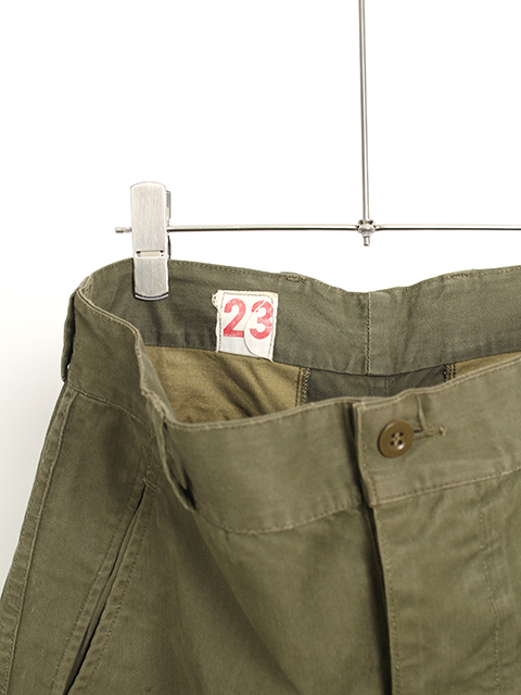 【USED】FRENCH ARMY M-47 CARGO PANTS SIZE-23 A フランス軍M47カーゴパンツサイズ23 A