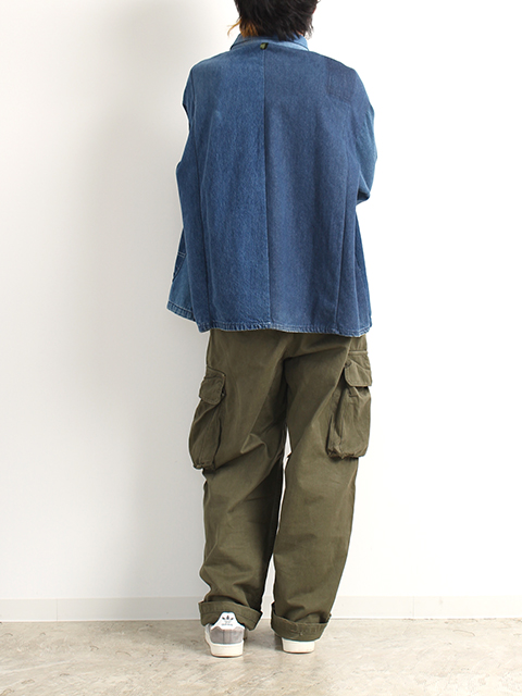 USED】FRENCH ARMY M-47 CARGO PANTS SIZE-43-OIKOS 毎日を楽しく豊か