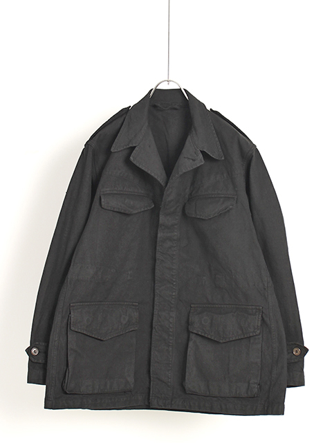 FRENCH ARMY M-47 FIELD JACKET BEFORE-26 BLACK DYED フランス軍M47フィールドジャケット前期黒染め