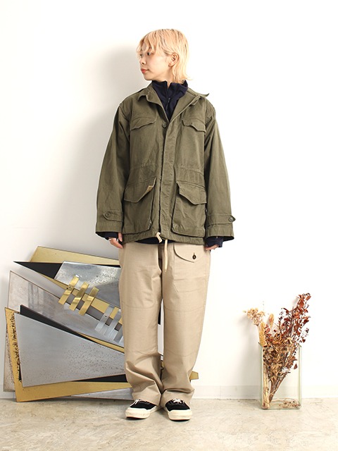 FRENCH ARMY M-47 FIELD JACKET AFTER 22SIZE-OIKOS 毎日を楽しく豊か