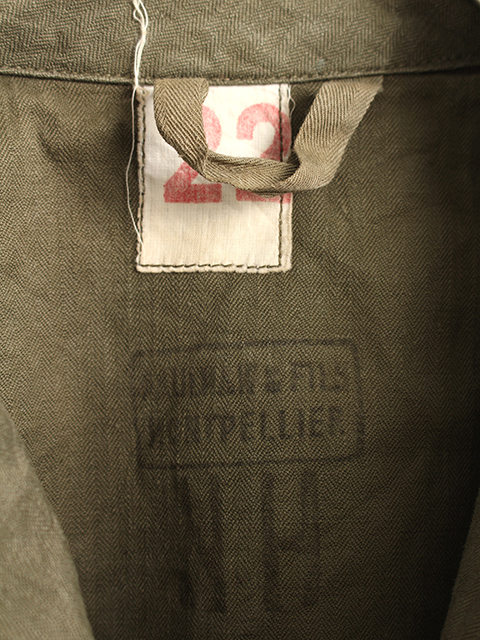 FRENCH ARMY M-47 FIELD JACKET AFTER 22SIZE-OIKOS 毎日を楽しく豊かにする洋服・雑貨を取り扱う正規代理店