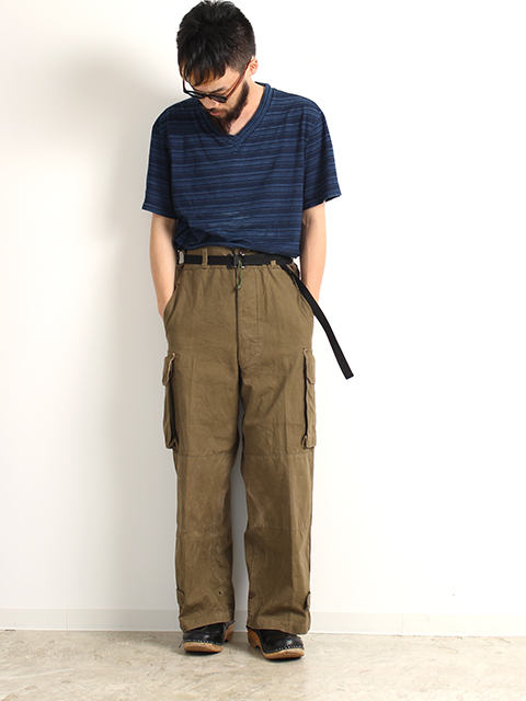 【USED】FRENCH ARMY M-47 CARGO PANTS SIZE-13 フランス軍M47カーゴパンツサイズ13