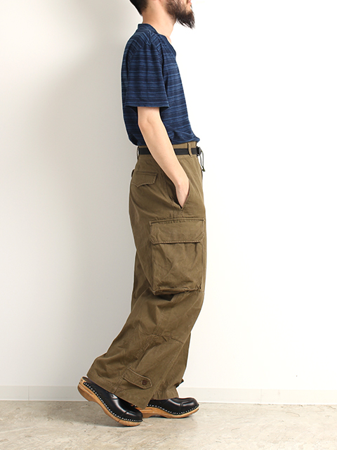 【USED】FRENCH ARMY M-47 CARGO PANTS SIZE-13 フランス軍M47カーゴパンツサイズ13