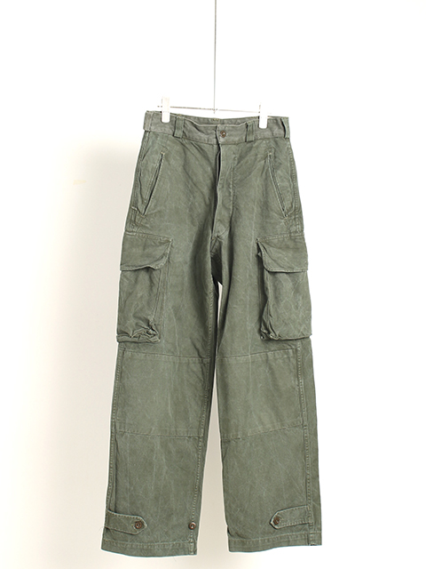 USED】FRENCH ARMY M-47 CARGO PANTS SIZE-76L-OIKOS 毎日を楽しく豊か 