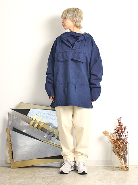 【USED】00s FRENCH ARMY ALPINE SMOCK-INDIGO DYED フランス軍スノーパーカ