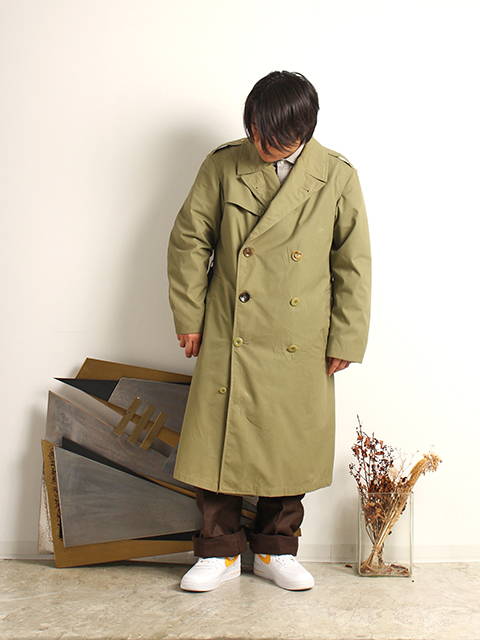 1964 FRENCH ARMY WATERPROOF TRENCH COAT-OIKOS 毎日を楽しく豊かに ...