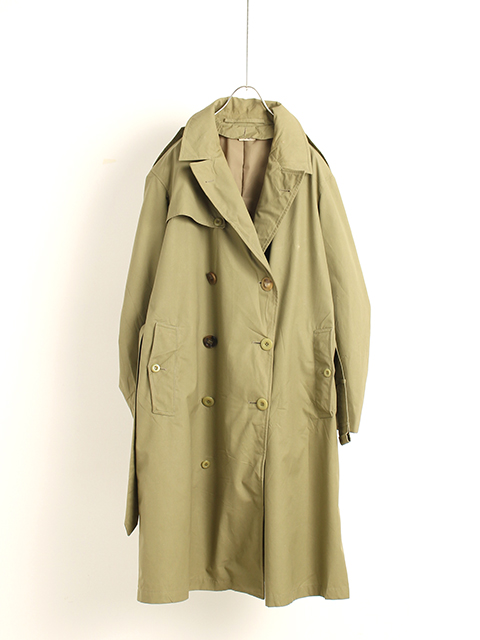 1964 FRENCH ARMY WATERPROOF TRENCH COAT-OIKOS 毎日を楽しく豊かに