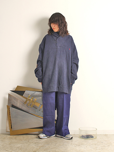 FRENCH WORK COTTON TWILL PANTS-OIKOS 毎日を楽しく豊かにする洋服