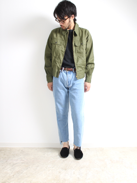 フロントローデニムサイズ2A着画前
