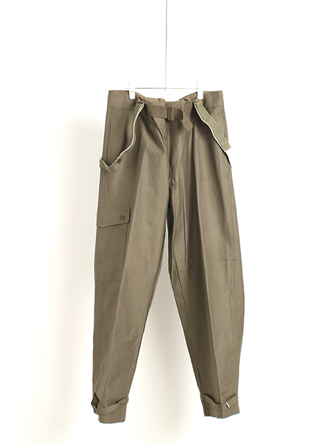 60s GERMAN ARMY SUSPENDER PANTS-OIKOS 毎日を楽しく豊かにする洋服 