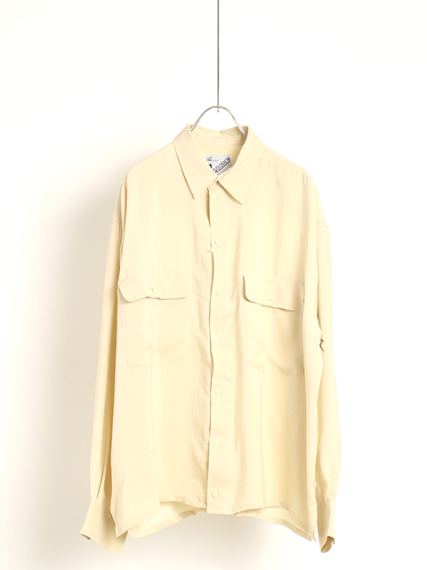 GOOUCH MICRO CODE SILK SHIRT size-L グーチマイクロコードシルクシャツ