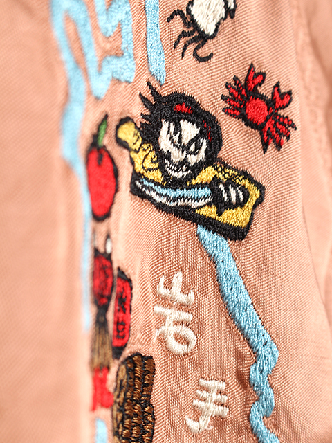ジャパン刺繍スーヴェニアージャケットピンクMティグルブロカンテ