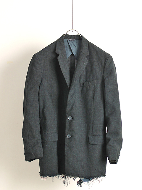 【USED】JAPANESE VINTAGE TAILORED SET UP DARK GREEN 日本ヴィンテージテーラードセットアップ