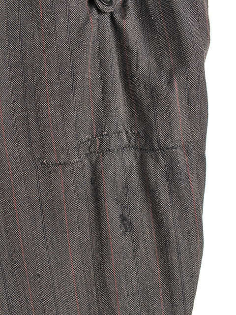 USED】50s JAPAN VINTAGE BLACK STRIPE TROUSERS-OIKOS 毎日を楽しく