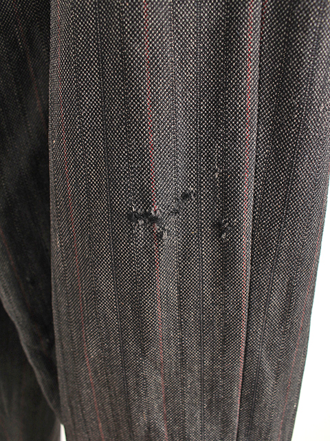 USED】50s JAPAN VINTAGE BLACK STRIPE TROUSERS-OIKOS 毎日を楽しく