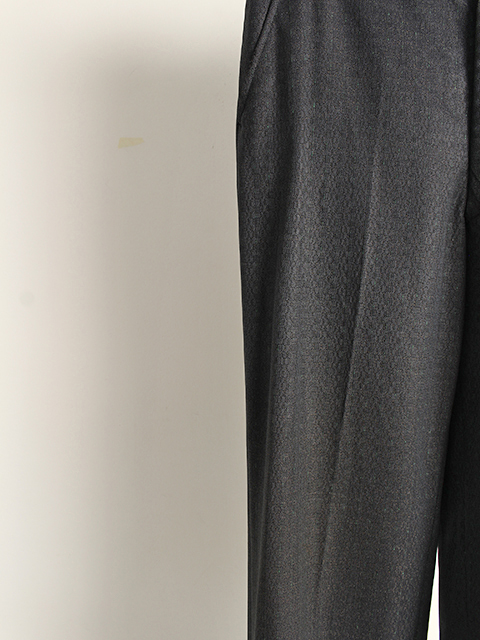 USED】70s? JAPAN VINTAGE MEDIUM GRAY WOOL TROUSERS-OIKOS 毎日を