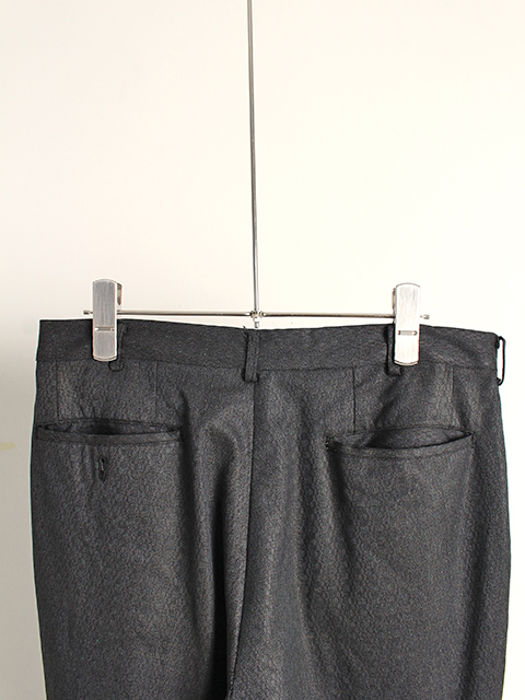 USED】70s? JAPAN VINTAGE MEDIUM GRAY WOOL TROUSERS-OIKOS 毎日を 