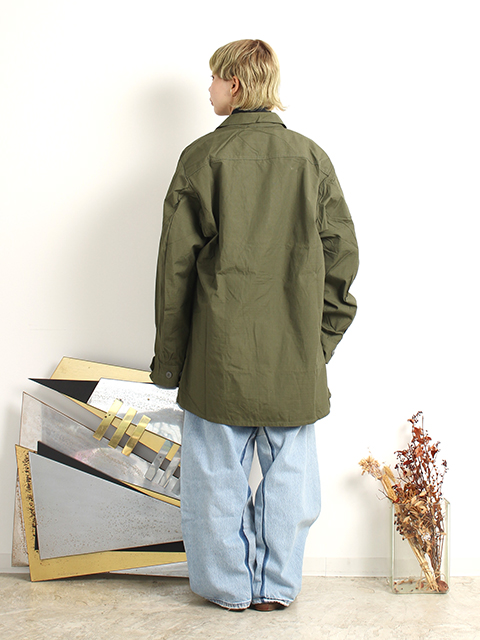 【DEAD STOCK】US ARMY JUNGLE FATIGUE SHIRT 4TH アメリカ軍ジャングルファティーグシャツリップストップ