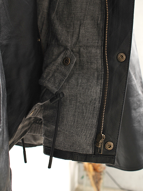 LEATHER DRIVER'S JACKET yoused レザードライバーズジャケット