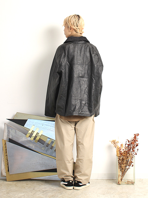 TRANSPORTyoused LEATHER DRIVER'S JACKET size1