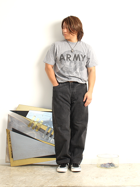 USED】LEVI'S 550 BLACK RESIZED EASY PANTS-OIKOS 毎日を楽しく豊かに