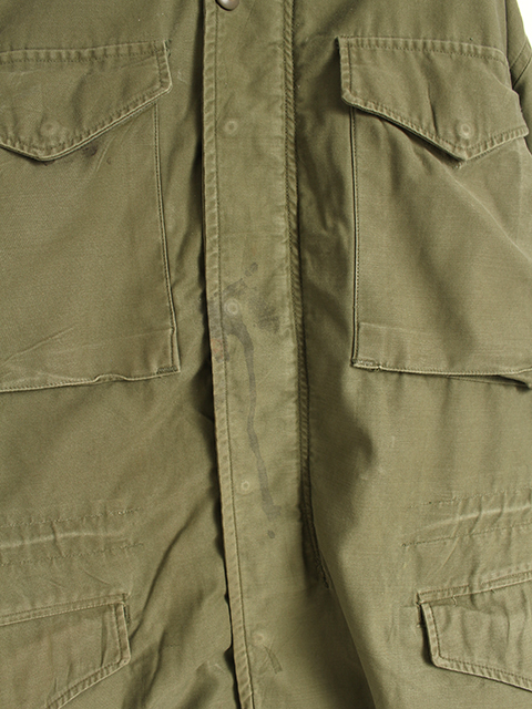 【USED】1967 M-65 FIELD JACKET ALUMINUM ZIPPER S-R M65フィールドジャケットアルミジップ