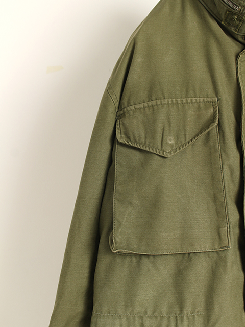 【USED】M-65 FIELD JACKET ALUMINUM ZIPPER S-R? M65フィールドジャケットアルミジップ