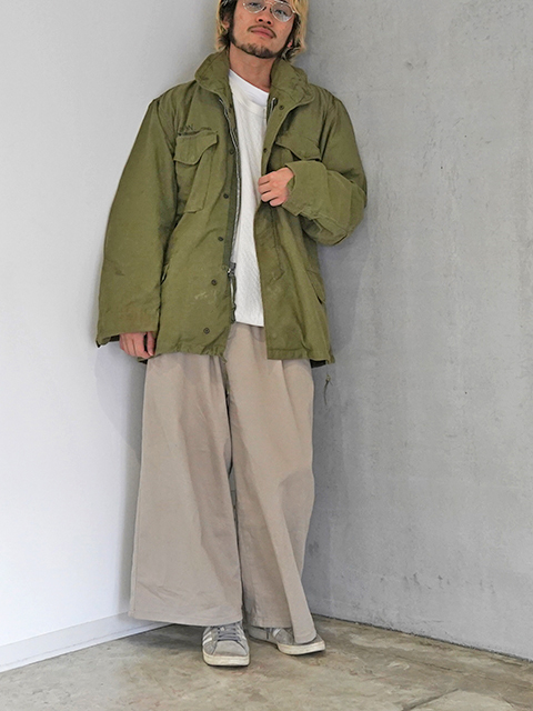 【USED】70s? M-65 FIELD JACKET 2ND ALUMINUM ZIPPER M-R M65フィールドジャケットアルミジップ