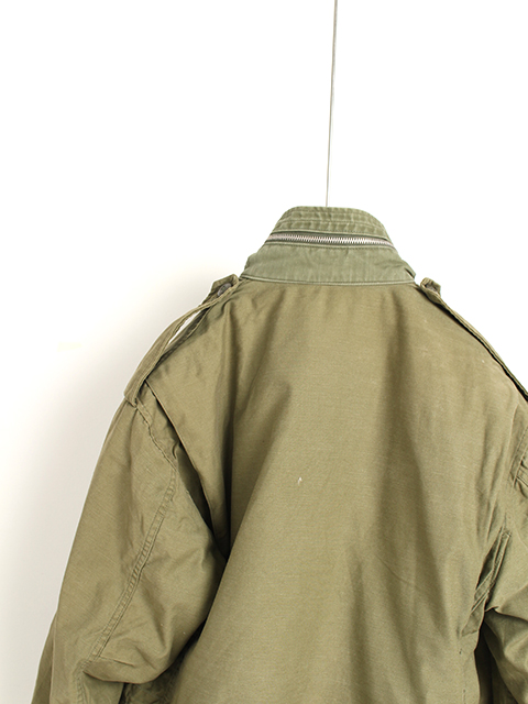 USED】US ARMY M-65 FIELD JACKET 2ND MEDIUM-SHORT WITH LINNER 
