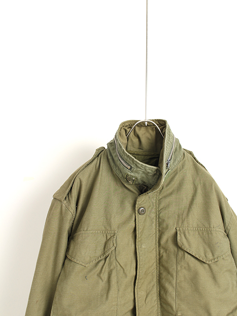USED】US ARMY M-65 FIELD JACKET 2ND MEDIUM-SHORT WITH LINNER