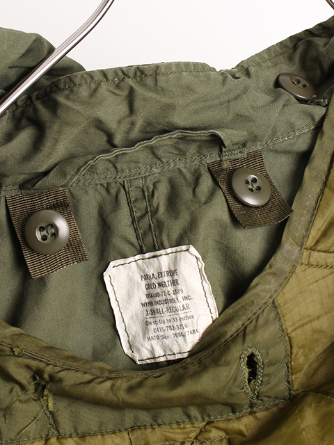 70s US ARMY M-65 COLD WETHER PARKA SET アメリカ軍M65フィッシュテールパーカセット