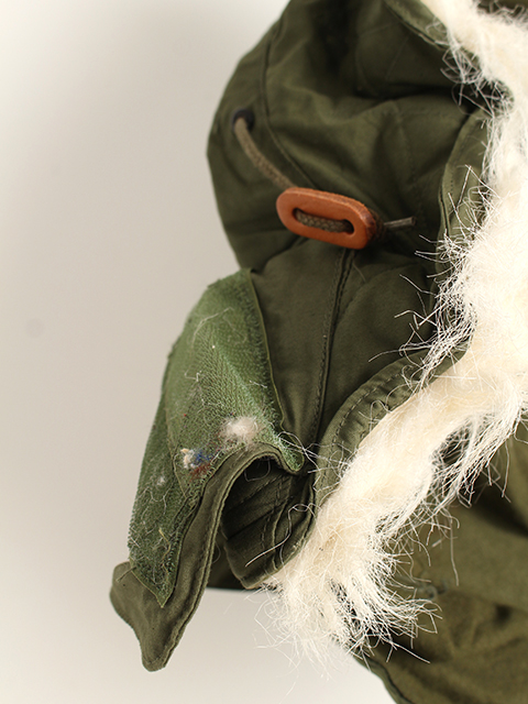 【USED】US AMRY M-65 FIELD PARKA WITH HOOD LARGE アメリカ軍M65フィールドパーカLサイズフード付