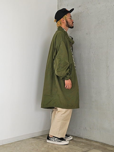【USED】US AMRY M-65 FIELD PARKA WITH HOOD LARGE アメリカ軍M65フィールドパーカLサイズ