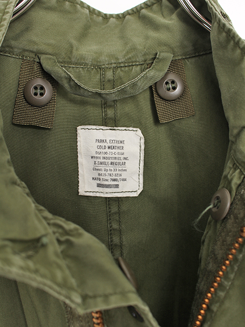 返品交換不可】 73年製 M-65 PARKA X-SMALL-REGULAR asakusa.sub.jp