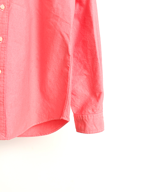 【USED】RALPH LAUREN BD SHIRT PINK RED DYED M ラルフローレンピンクレッド染めボタンダウン