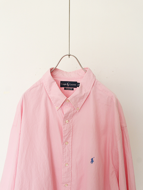 USED】RALPH LAUREN HALF SLEEVE BUTTON DOWN- 毎日を楽しく豊かにする