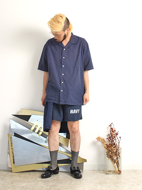 USED】RALPH LAUREN 'CALDWELL' NAVY SHIRT-OIKOS 毎日を楽しく豊かに 