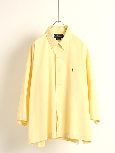 USED】RALPH LAUREN HALF SLEEVE BUTTON DOWN- 毎日を楽しく豊かにする