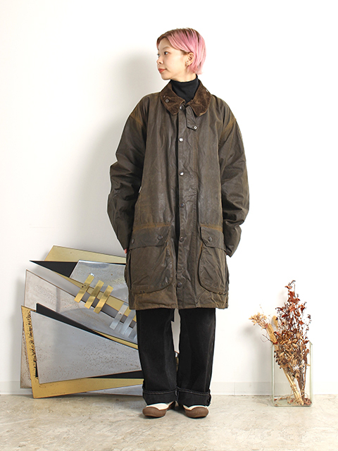 REPROOF BARBOUR NORTHUMBRIA OLIVE C50リプルーフバブアークラシックノーザンブリアオリーブ50サイズ