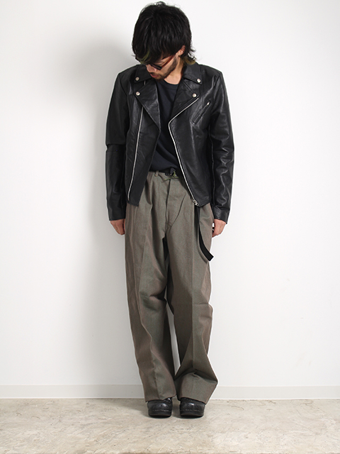 RE LEATHER DOUBLE RIDER'S JACKET yoused -OIKOS 毎日を楽しく豊かに 