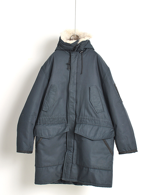 USED】90s ROYAL CANADIAN AIR FORCE ECW PARKA BLUE -OIKOS 毎日を 