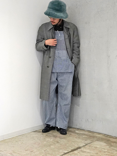 90s JAPANESE 'SANYO FASHION HOUSE ' SOUTIEN COLLAR COAT-OIKOS 毎日