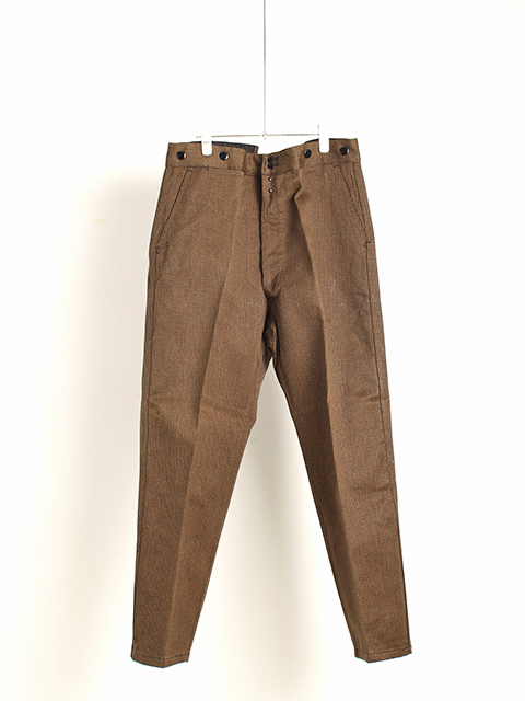 50s SAVO FRENCH WORK COTTON PIQUE TROUSERS-OIKOS 毎日を楽しく豊か