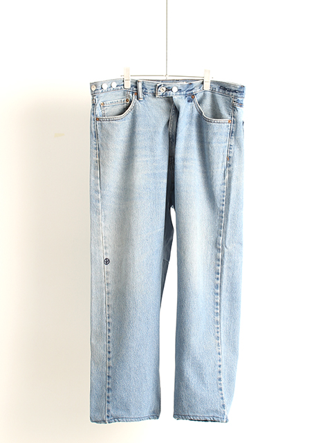 REMAKE WRAP DENIM PANTS-SUNNY SIDE UP SIZE-3 リメイクラップデニムパンツサニーサイドアップ