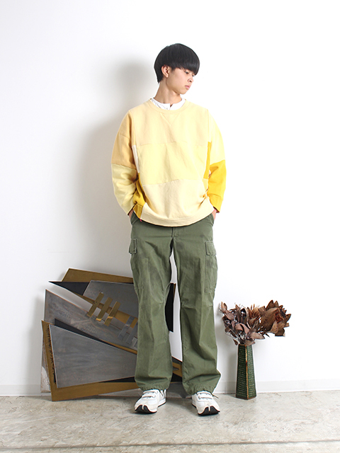 SUNNY SIDE UP】REMAKE 15 SWEAT size2 - OIKOS 毎日を楽しく豊かにする洋服・雑貨を取り扱う正規代理店