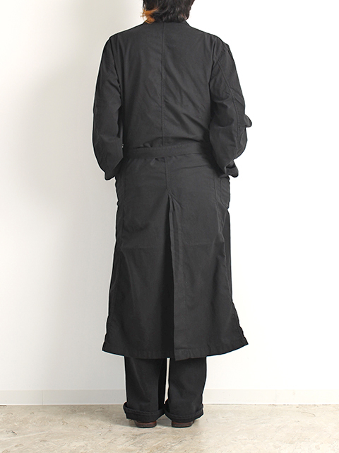 SWEDISH DOCTOR COAT BLACK DYE スウェーデン軍ドクターコートブラック